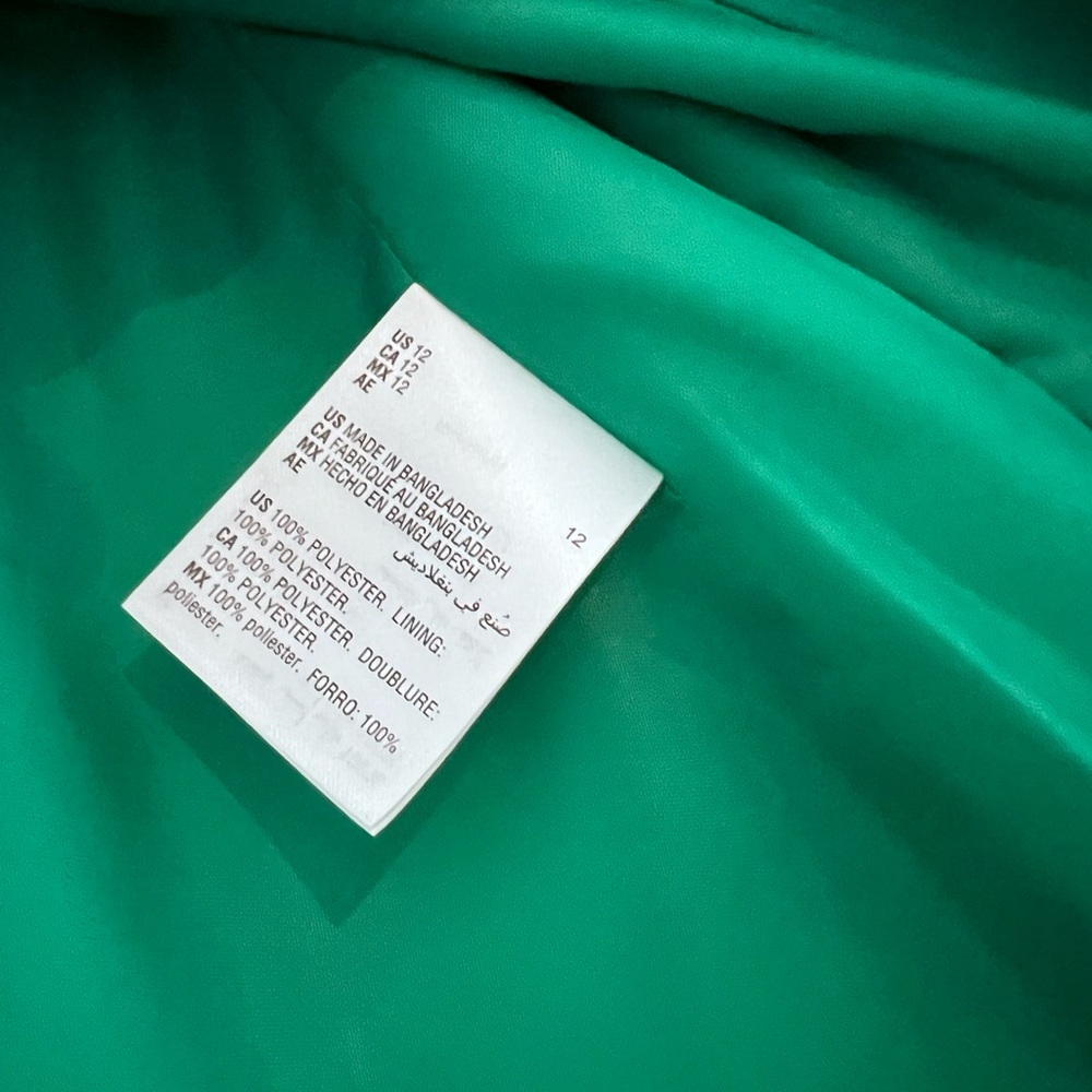 Bar III Teal Green Single-Button Blazer - Picture 4 of 7